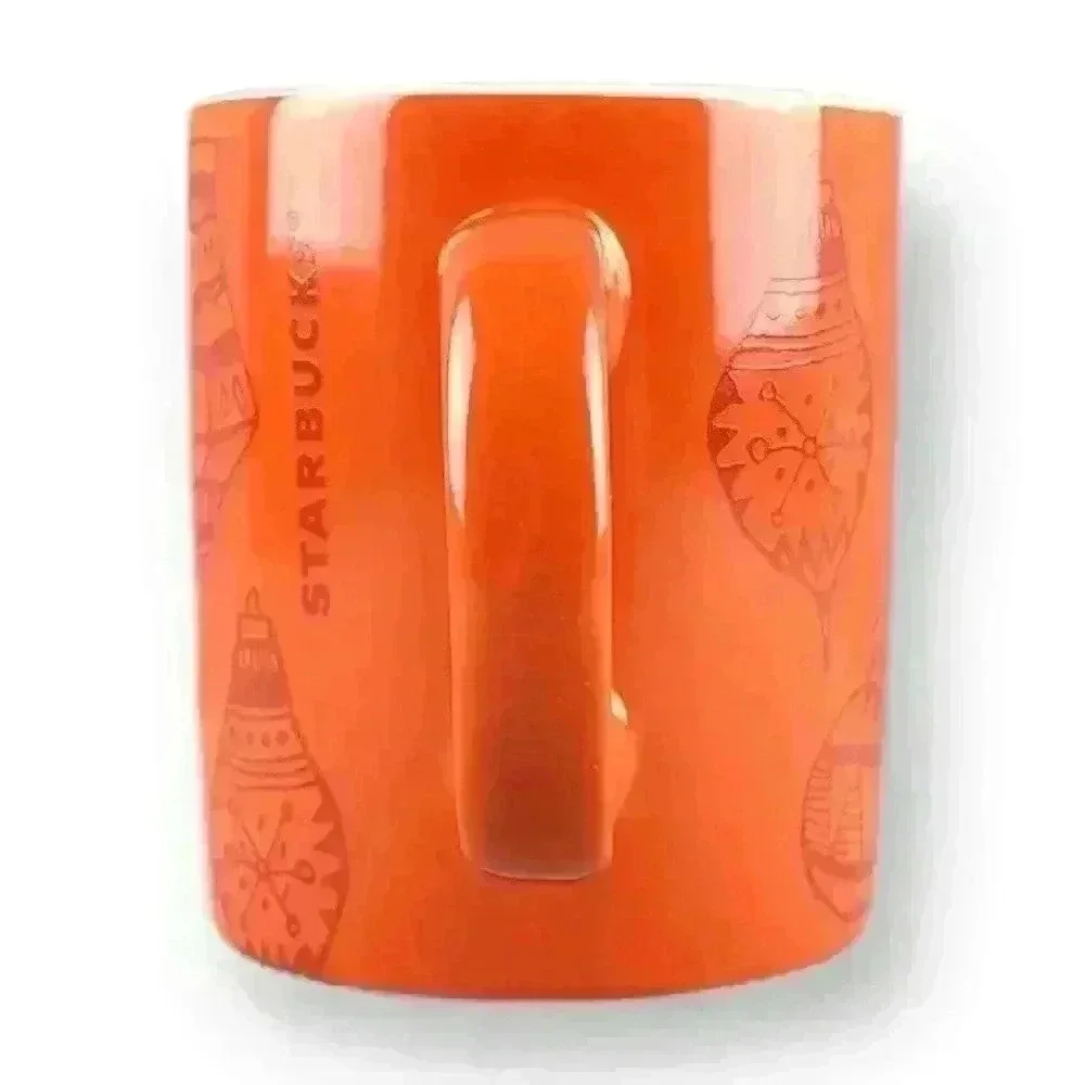 Starbucks 2015 Red Christmas Ornaments Holiday 12 fl oz Coffee Mug / Tea Cup